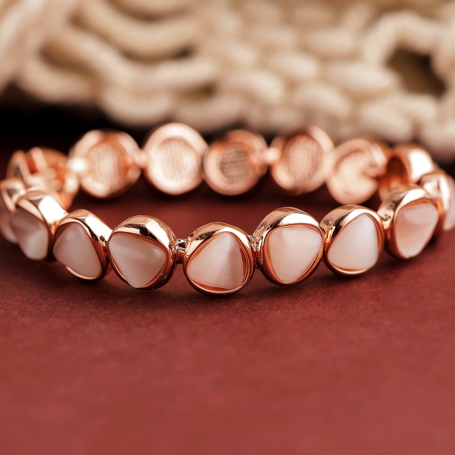 Blaze Azure cream appreciates Women Bracelet
