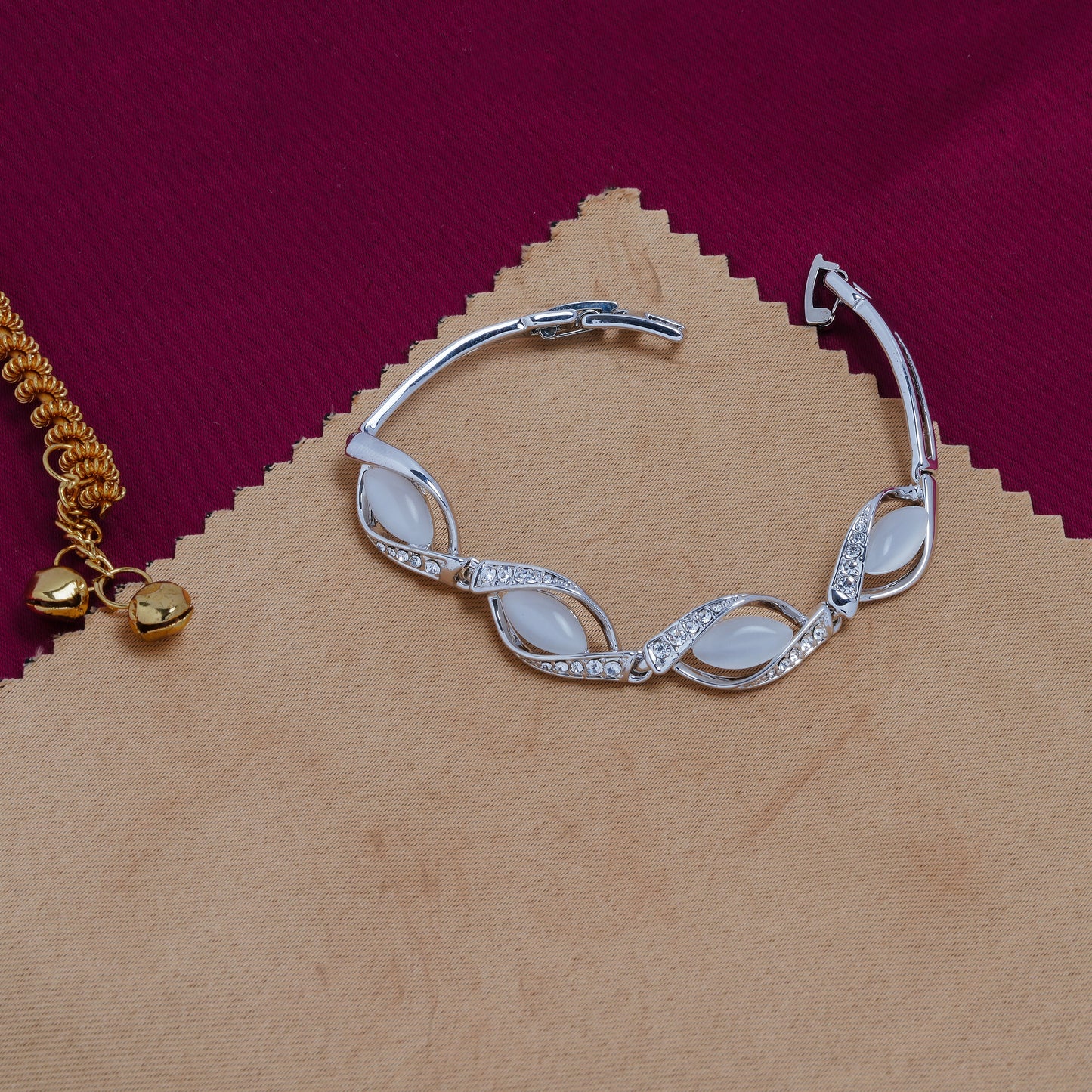 Phoenix Wave Diamonds Women Bracelet