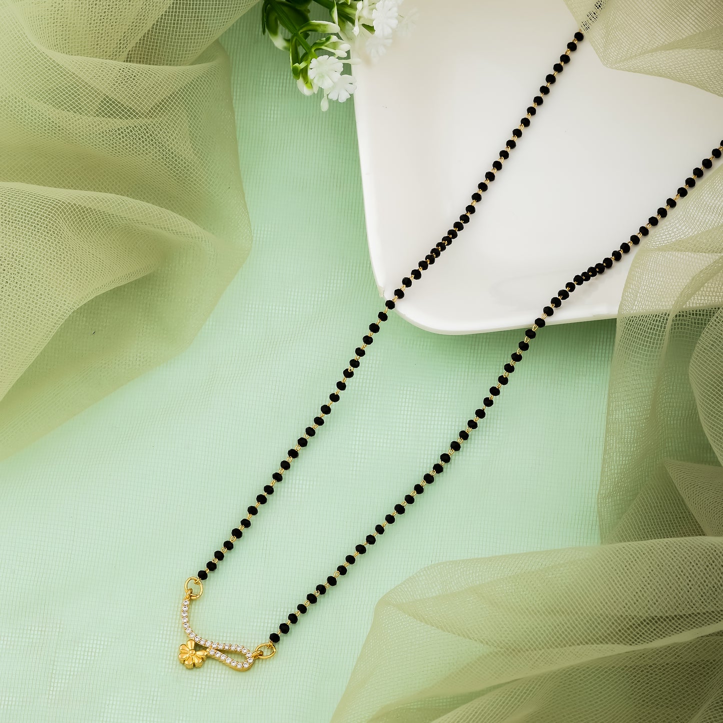 Pretty American Diamond Mangalsutra