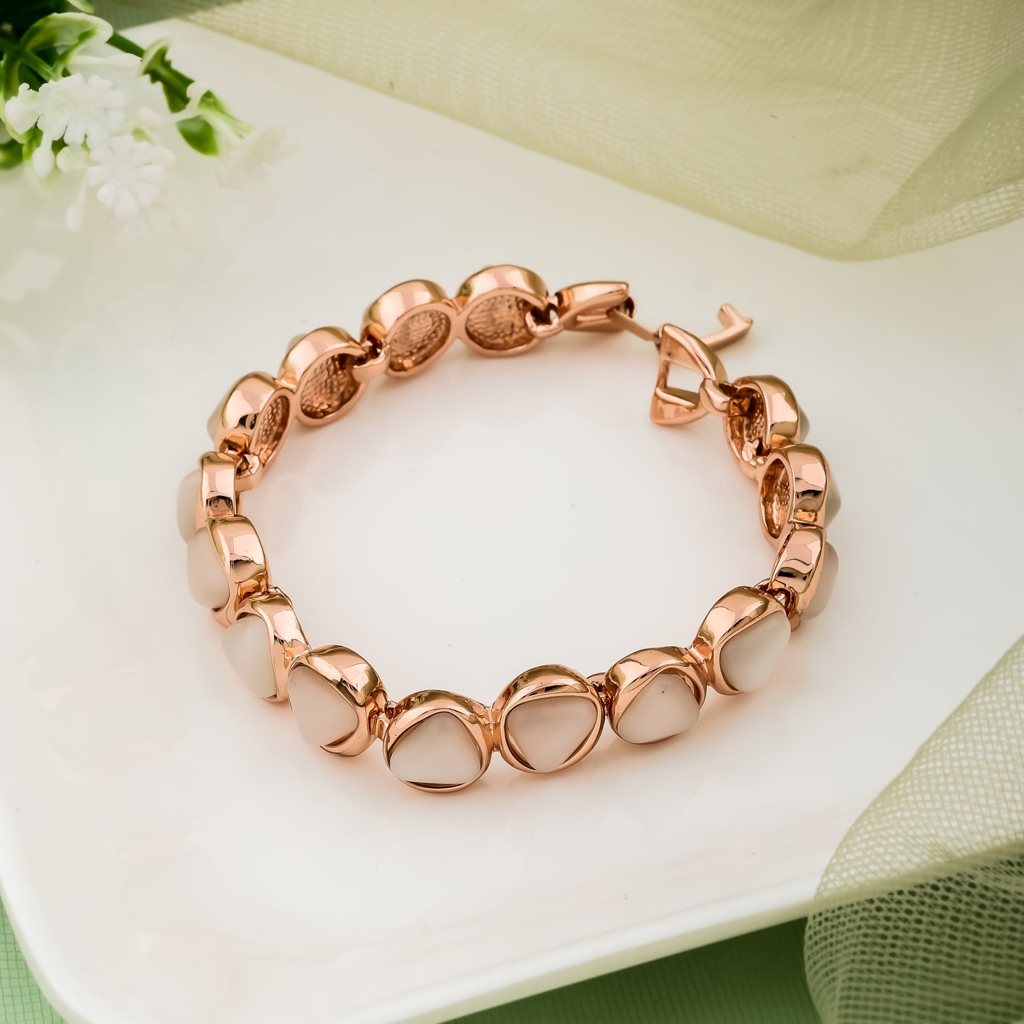 Blaze Azure cream appreciates Women Bracelet