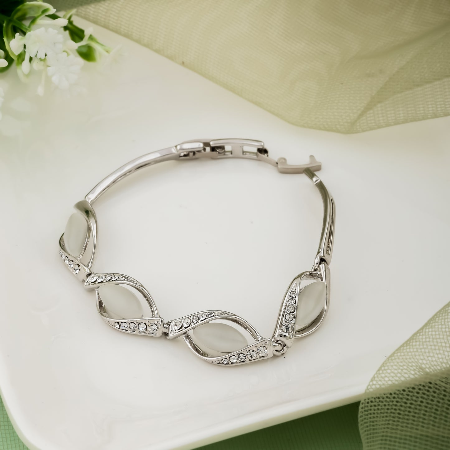 Phoenix Wave Diamonds Women Bracelet