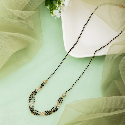 Half Mala Type Round Royal Mangalsutra