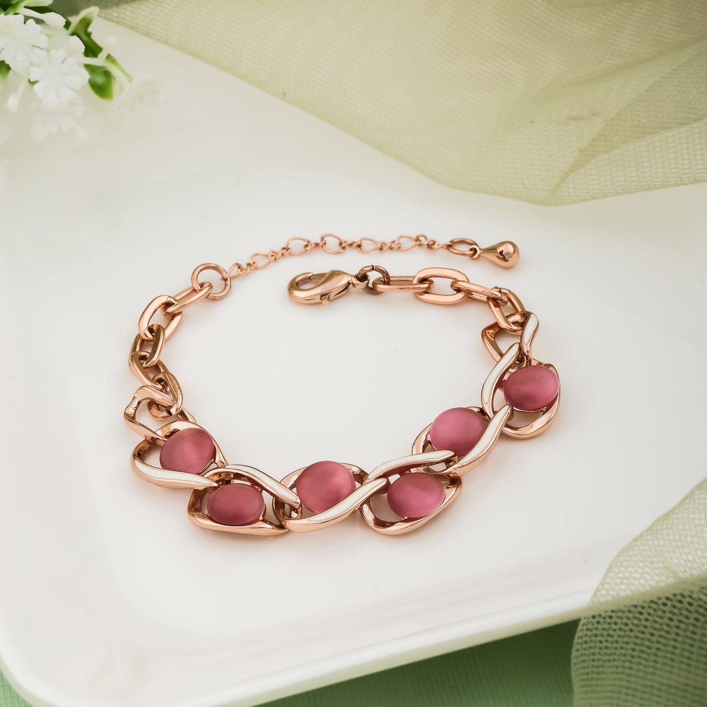 Opal Horizon Pink Women Bracelet